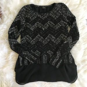 Lucky Brand Layered Sweater Top